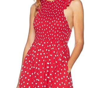 Free People Midi Polka Dot Dress - Size L